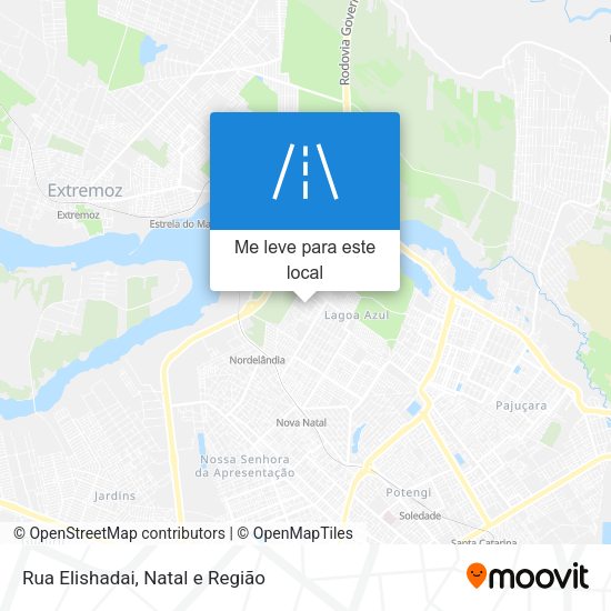 Rua Elishadai mapa