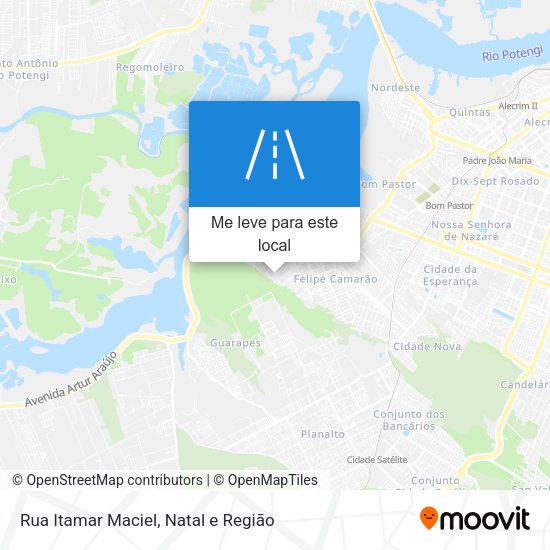 Rua Itamar Maciel mapa