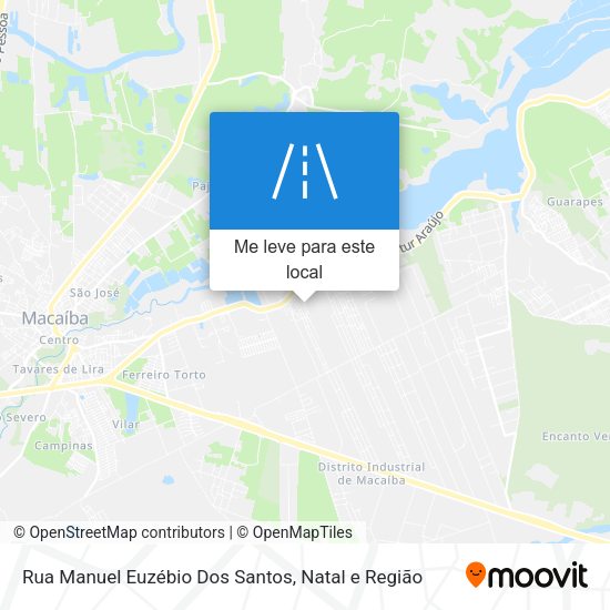 Rua Manuel Euzébio Dos Santos mapa