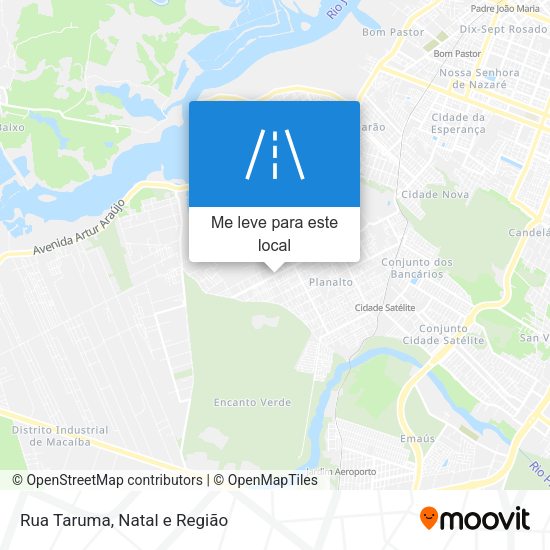 Rua Taruma mapa