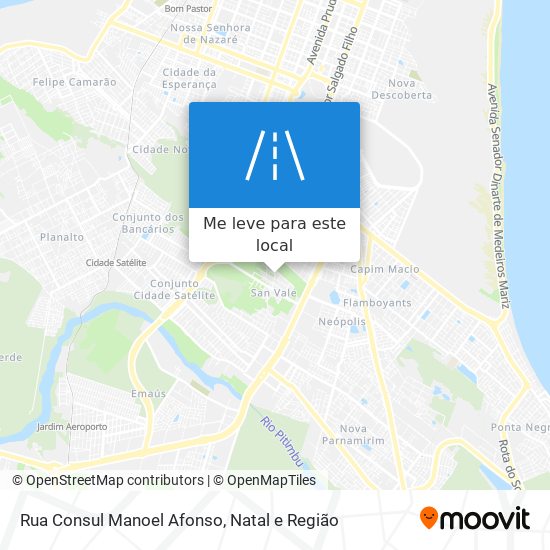 Rua Consul Manoel Afonso mapa