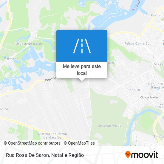Rua Rosa De Saron mapa