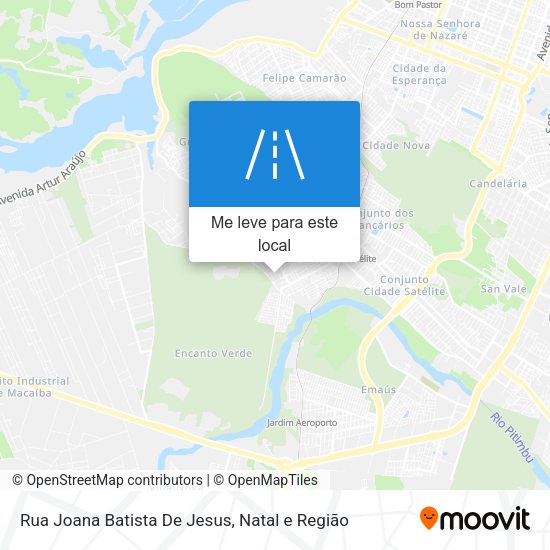 Rua Joana Batista De Jesus mapa