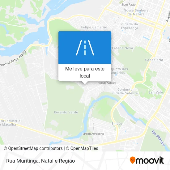 Rua Muritinga mapa
