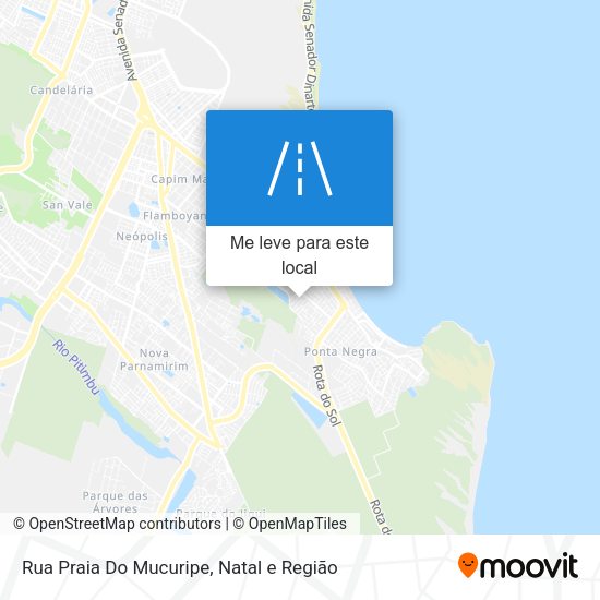 Rua Praia Do Mucuripe mapa