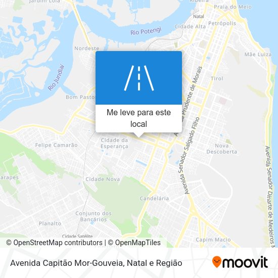 Avenida Capitão Mor-Gouveia mapa