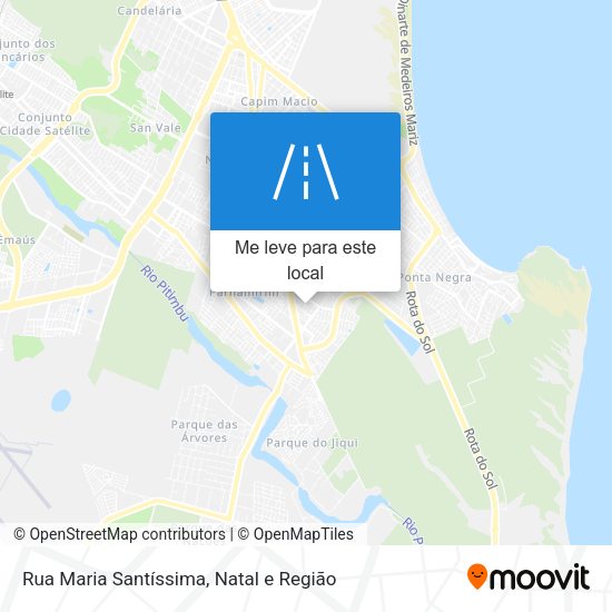 Rua Maria Santíssima mapa