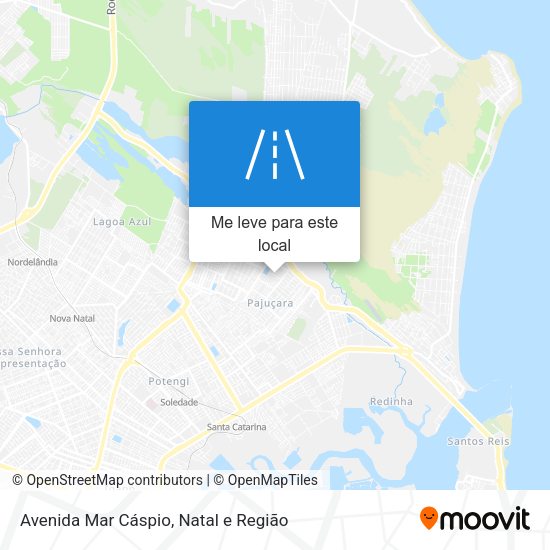 Avenida Mar Cáspio mapa