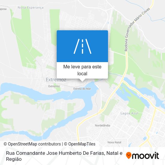 Rua Comandante Jose Humberto De Farias mapa