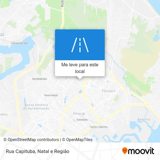 Rua Capituba mapa