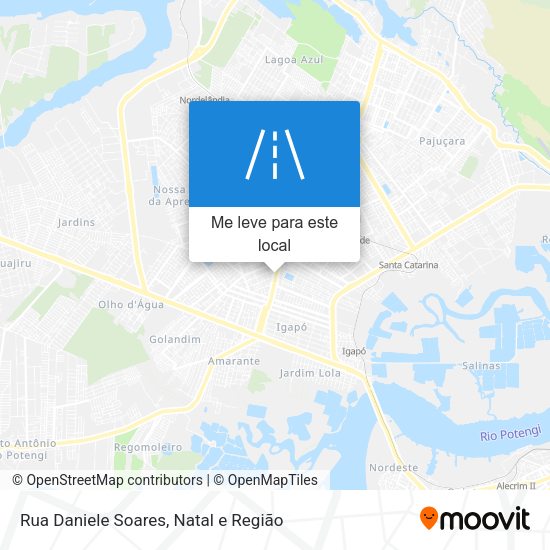 Rua Daniele Soares mapa