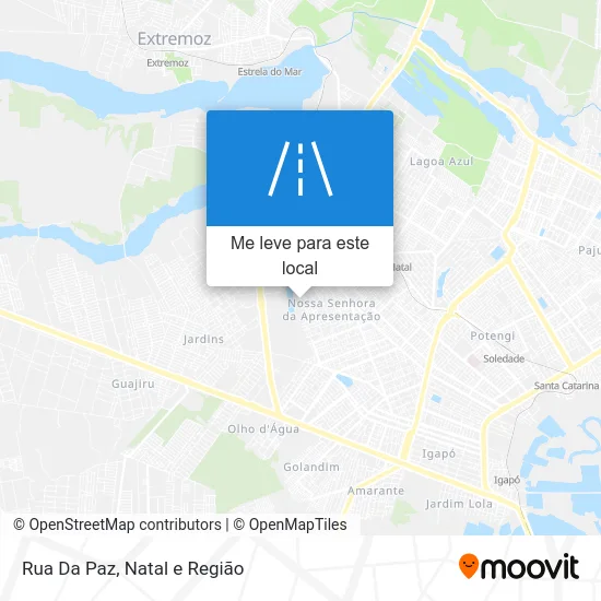 Rua Da Paz mapa