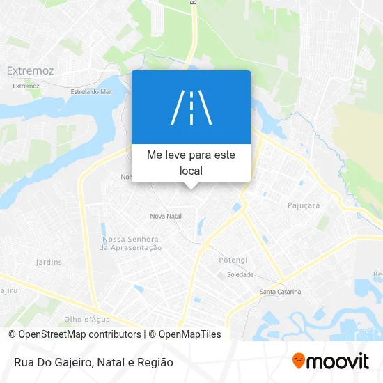 Rua Do Gajeiro mapa