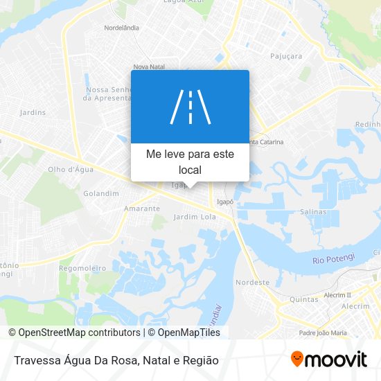 Travessa Água Da Rosa mapa