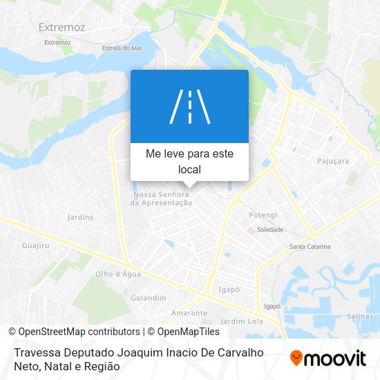 Travessa Deputado Joaquim Inacio De Carvalho Neto mapa