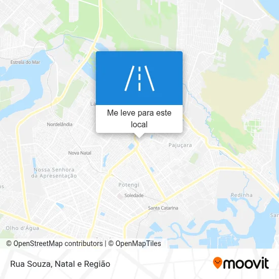 Rua Souza mapa