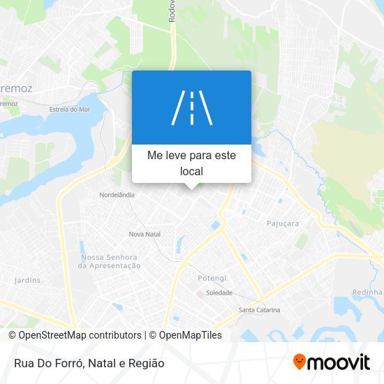 Rua Do Forró mapa