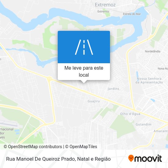 Rua Manoel De Queiroz Prado mapa