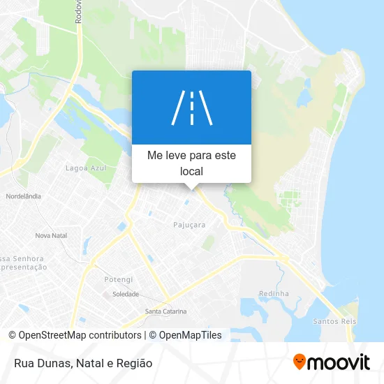 Rua Dunas mapa