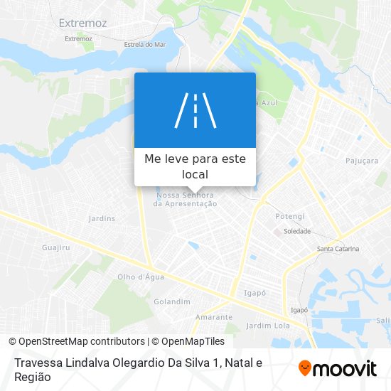 Travessa Lindalva Olegardio Da Silva 1 mapa