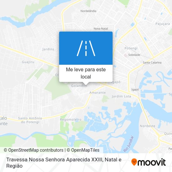 Travessa Nossa Senhora Aparecida XXIII mapa