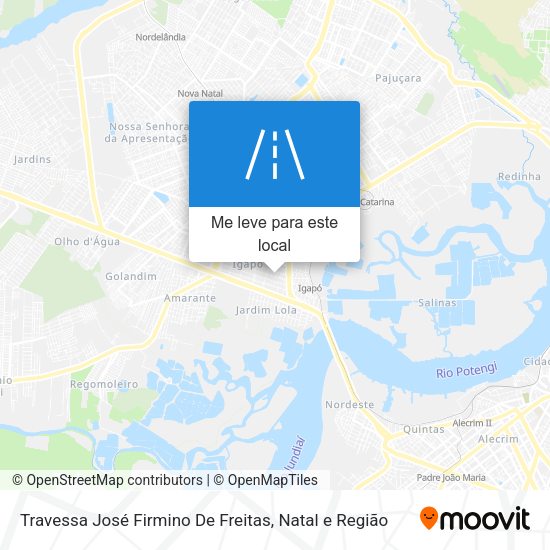 Travessa José Firmino De Freitas mapa