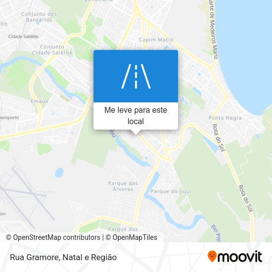 Rua Gramore mapa