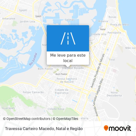 Travessa Carteiro Macedo mapa