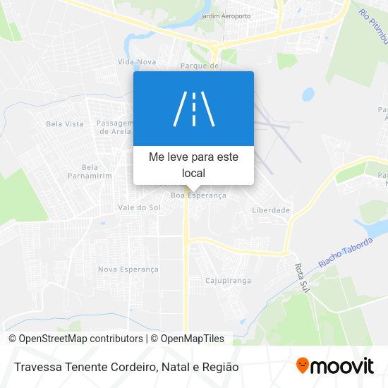 Travessa Tenente Cordeiro mapa