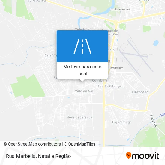 Rua Marbella mapa
