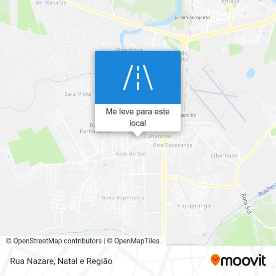 Rua Nazare mapa