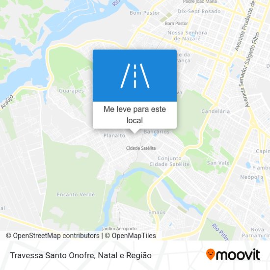 Travessa Santo Onofre mapa
