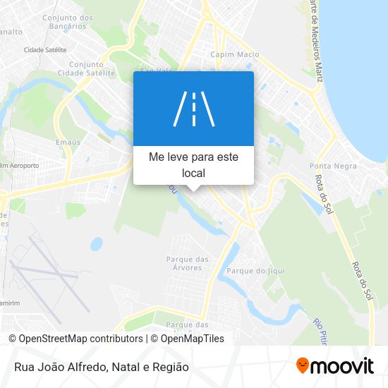 Rua João Alfredo mapa