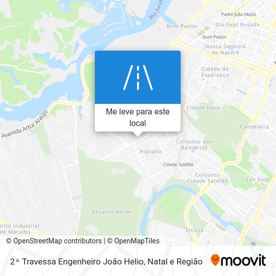 2ᵃ Travessa Engenheiro João Helio mapa