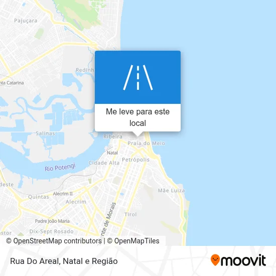 Rua Do Areal mapa