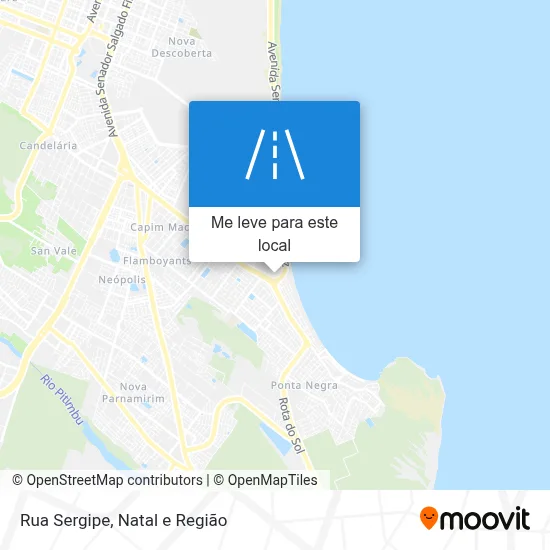 Rua Sergipe mapa