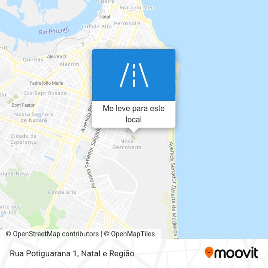 Rua Potiguarana 1 mapa