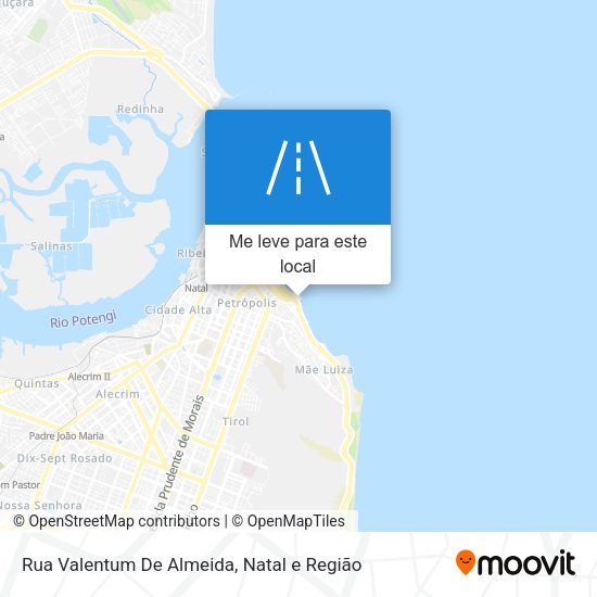 Rua Valentum De Almeida mapa