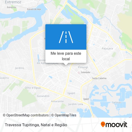 Travessa Tupitinga mapa
