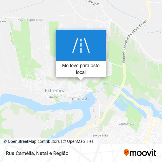 Rua Camélia mapa