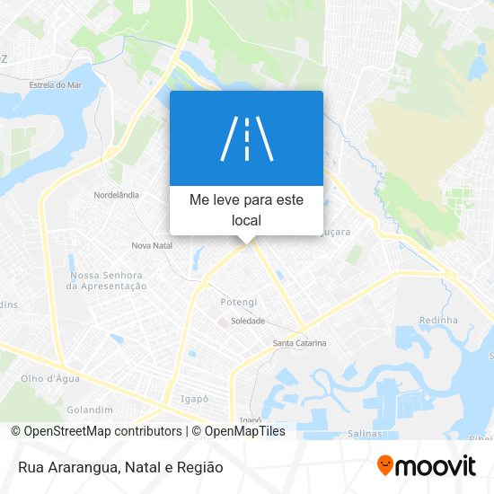 Rua Ararangua mapa