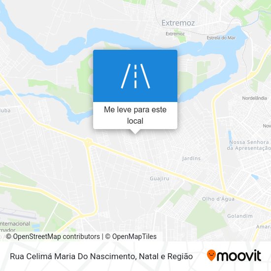 Rua Celimá Maria Do Nascimento mapa