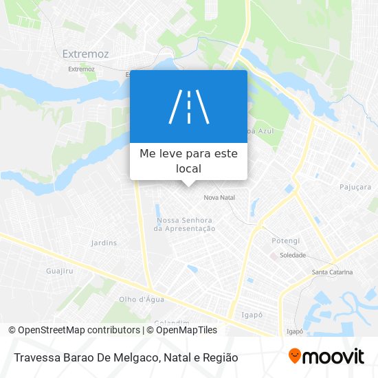 Travessa Barao De Melgaco mapa