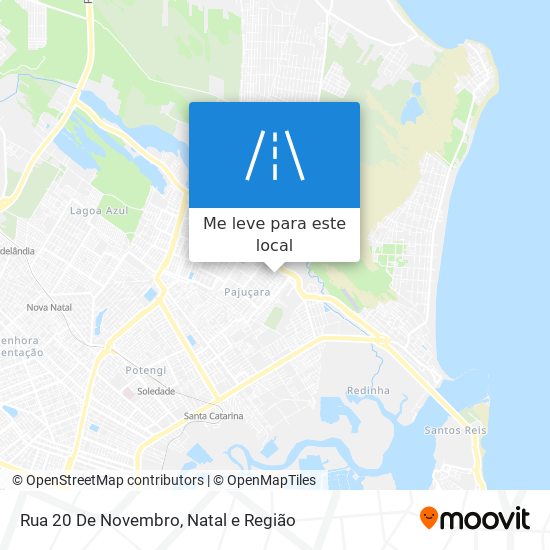 Rua 20 De Novembro mapa