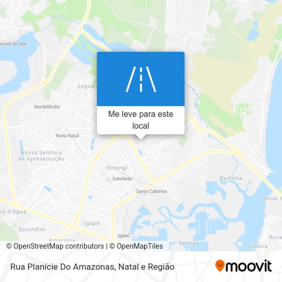 Rua Planície Do Amazonas mapa