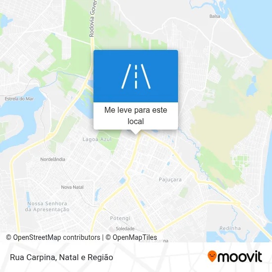 Rua Carpina mapa