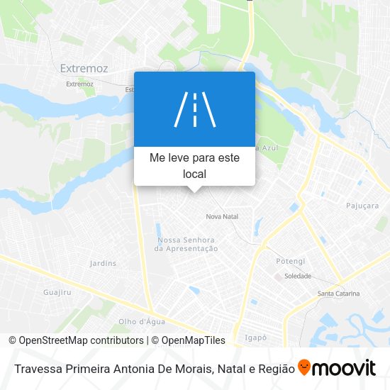 Travessa Primeira Antonia De Morais mapa