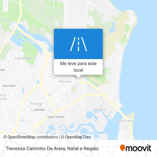 Trevessa Caminho De Areia mapa