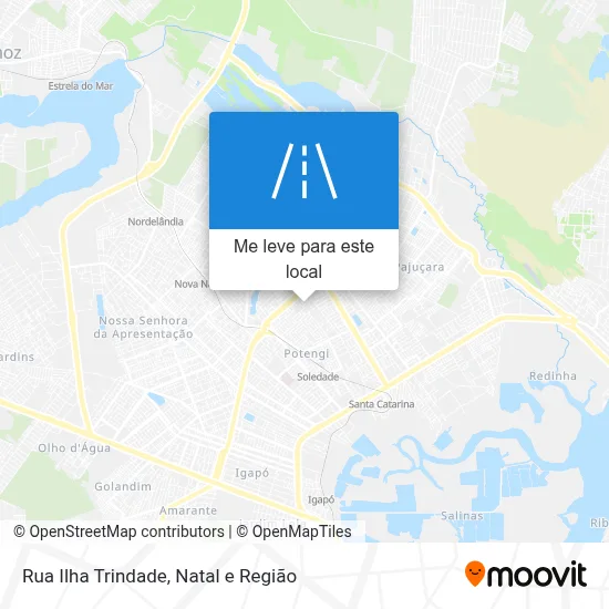 Rua Ilha Trindade mapa