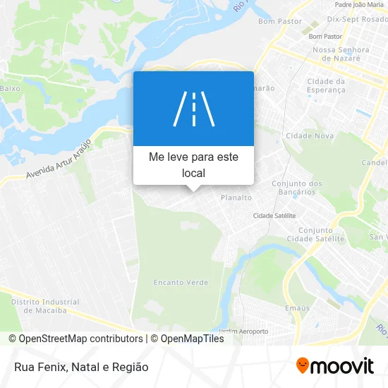 Rua Fenix mapa